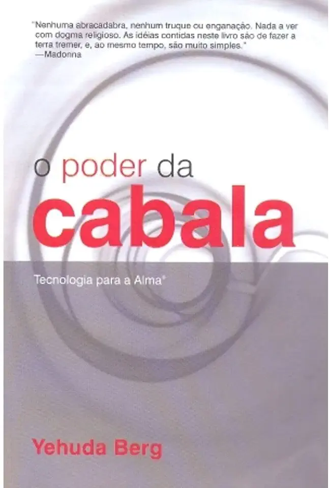 Capa do Livro O Poder da Cabala - Rabi Yehuda Berg