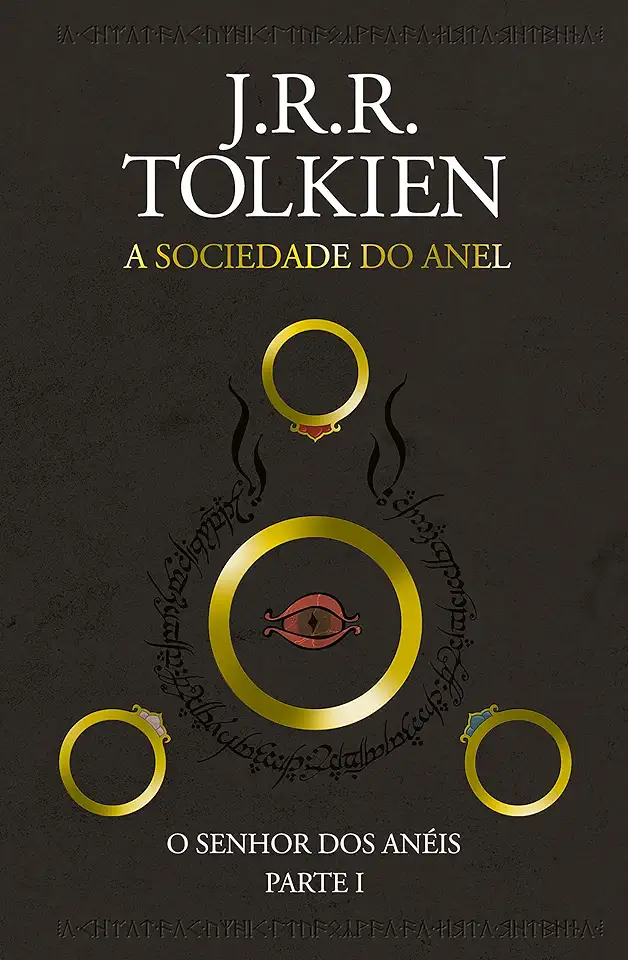 Capa do Livro O Senhor dos Anéis - a Sociedade do Anel - J. R. R. Tolkien