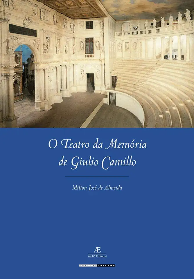 Capa do Livro O Teatro da Memória de Giulio Camillo - Milton José de Almeida