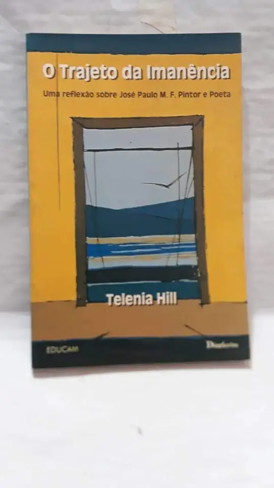 Capa do Livro O Trajeto da Imanência - Telenia Hill