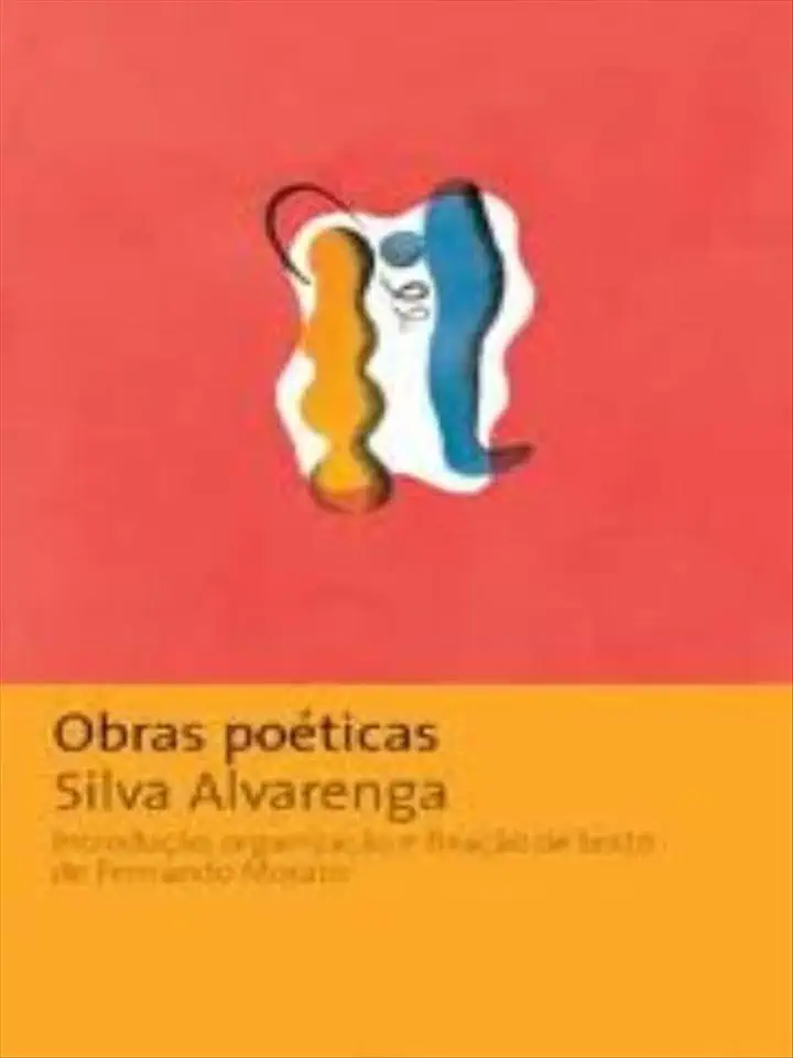 Capa do Livro Obras Poeticas - Silva Alvarenga