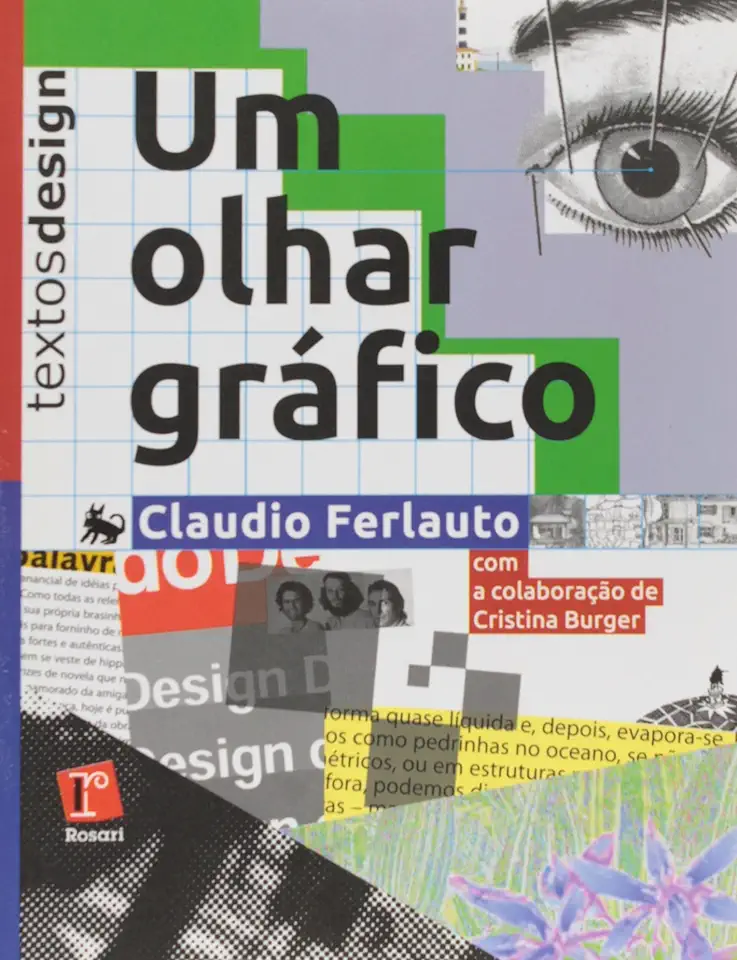 Capa do Livro Olhar Gráfico Um - Claudio Ferlauto