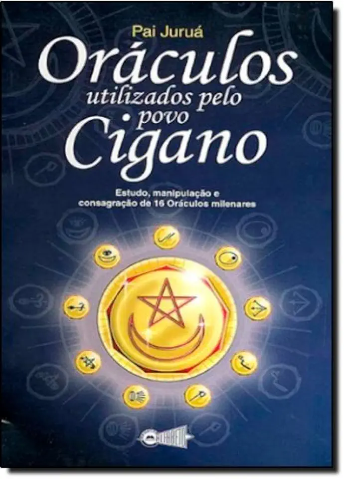 Capa do Livro Oráculos Utilizados pelo Povo Cigano - Pai Juruá