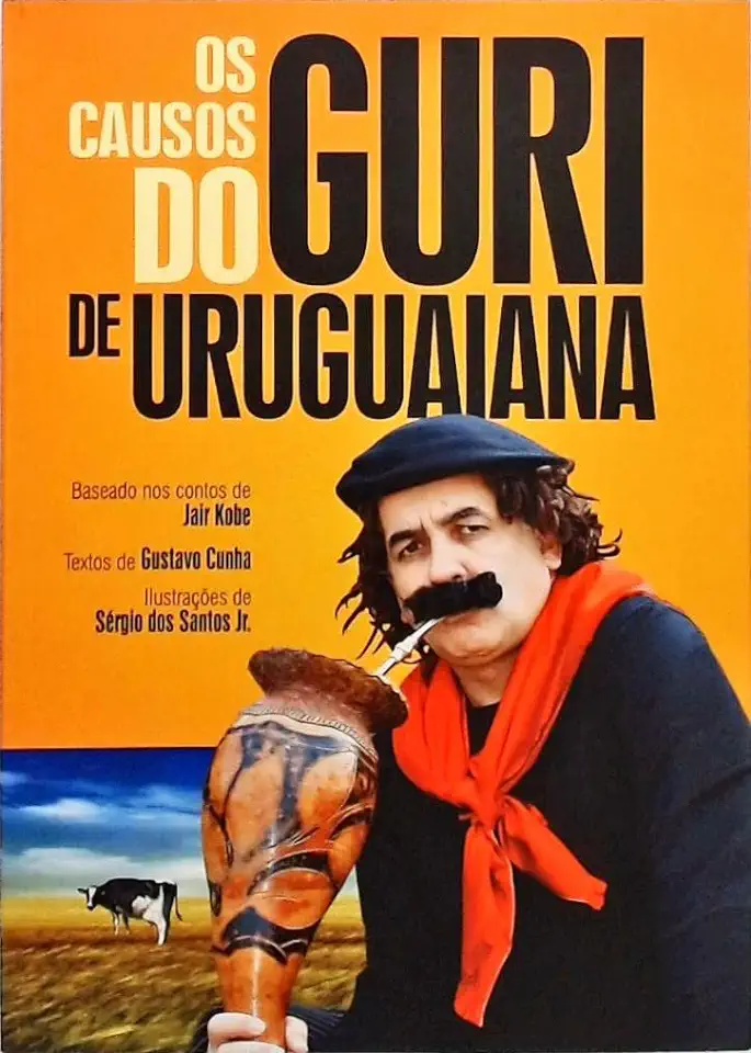 Capa do Livro Os Causos do Guri de Uruguaiana - Jair Kobe