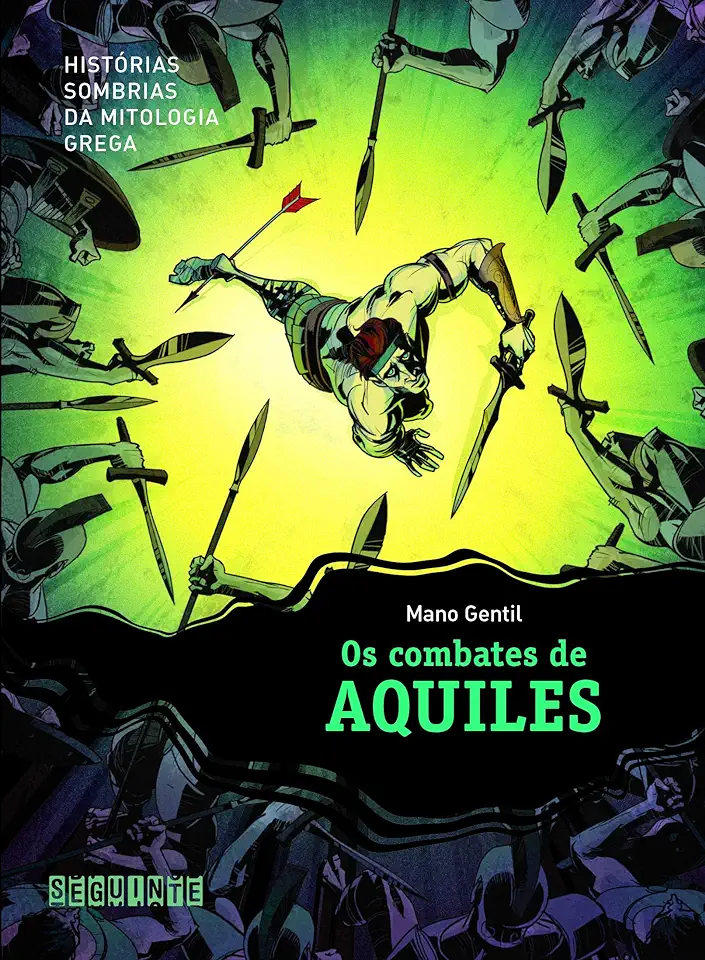 Capa do Livro Os Combates de Aquiles - Mano Gentil