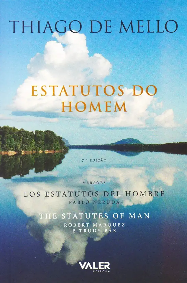 Capa do Livro Os Estatutos do Homem - Thiago de Mello