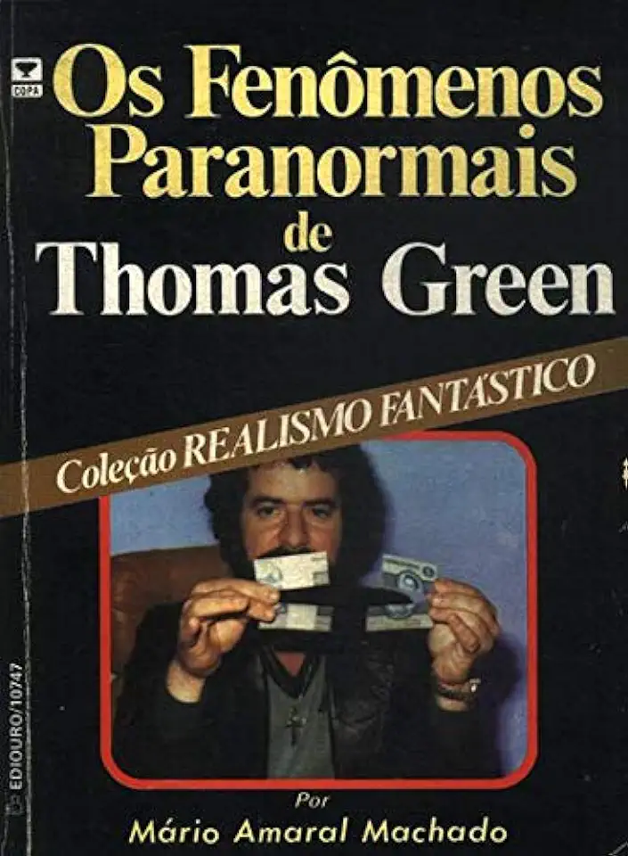 Capa do Livro Os Fenômenos Paranormais de Thomas Green - Mário Amaral Machado