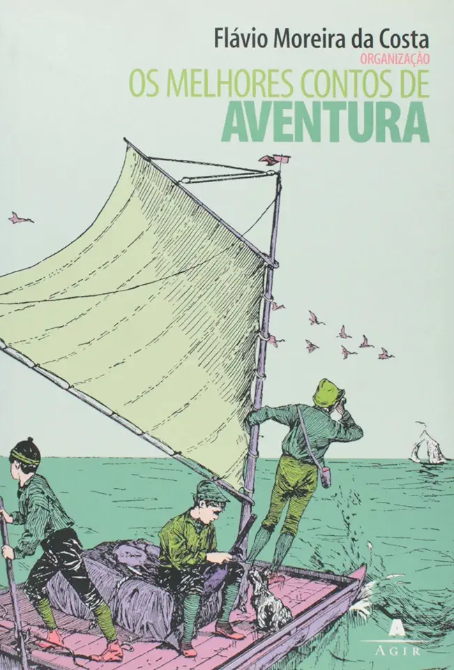 Capa do Livro Os Melhores Contos de Aventura - Flávio Moreira da Costa