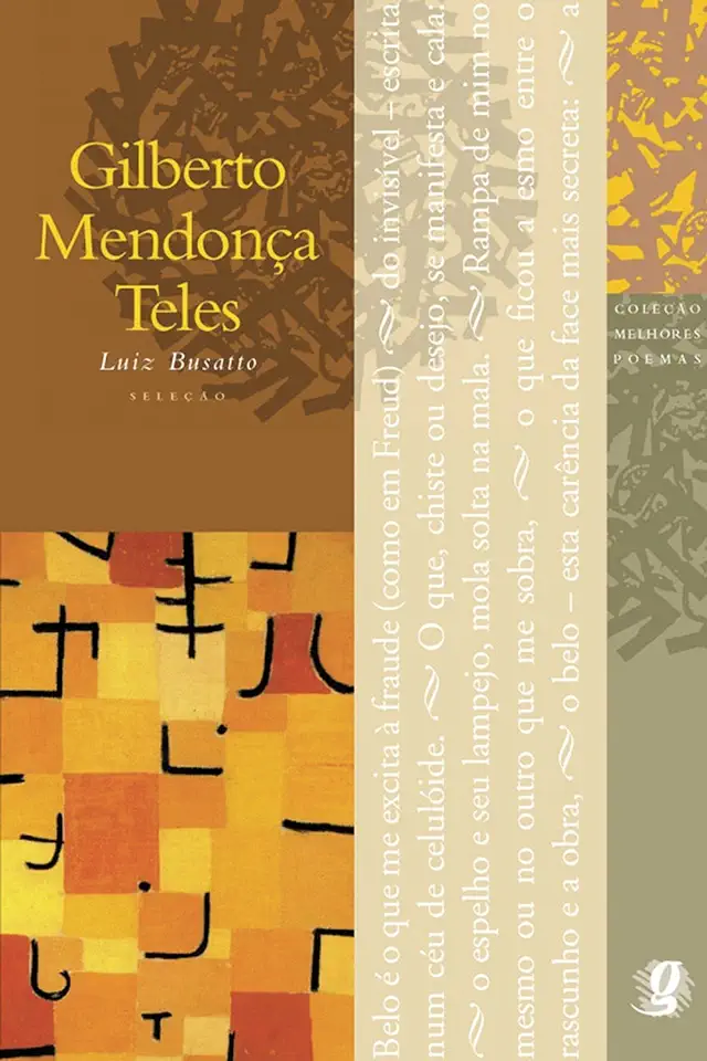 Capa do Livro Os Melhores Poemas - Gilberto Mendonça Teles