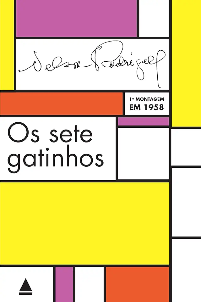 Capa do Livro Os Sete Gatinhos - Nelson Rodrigues