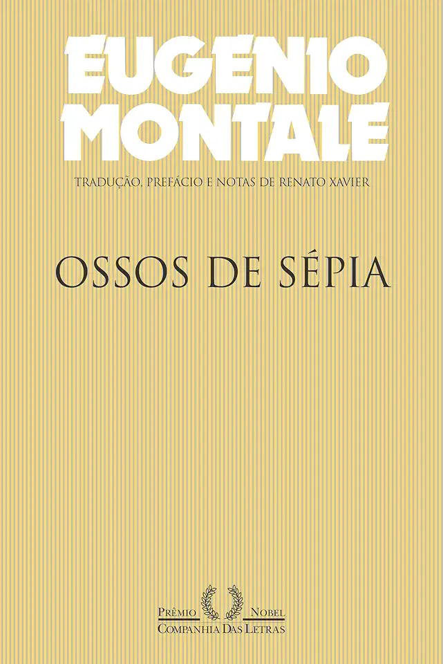 Capa do Livro Ossos de Sépia - Eugenio Montale