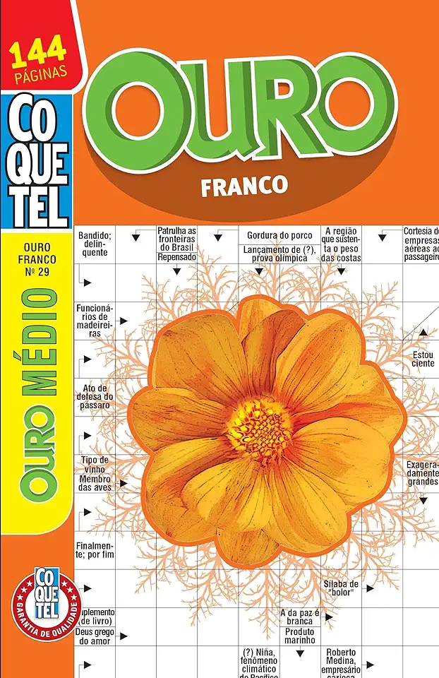 Capa do Livro Ouro Franco - Ouro médio - Nº 29 - Equipe Coquetel