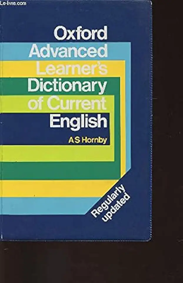 Oxford Advanced Learner's Dictionary of Current English - A. P. Cowie