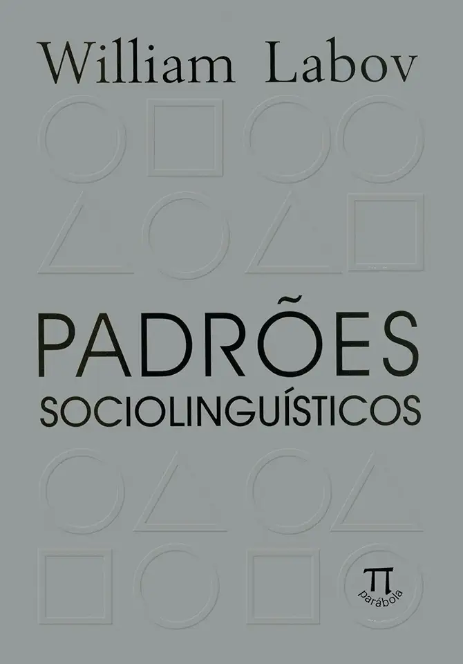 Capa do Livro Padroes Sociolinguisticos - William Labov