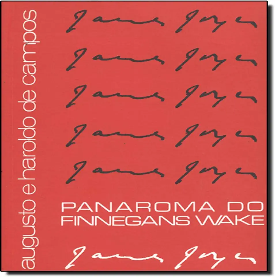 Capa do Livro Panaroma do Finnegans Wake - Augusto Campos;  Campos Haroldo De;