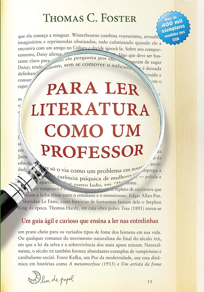 Capa do Livro Para Ler Literatura Como um Professor - Thomas C. Foster