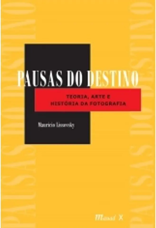 Capa do Livro PAUSAS DO DESTINO - MAURICIO LISSOVSKY