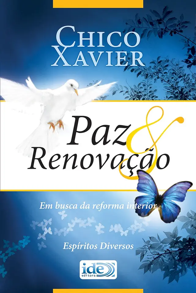 Capa do Livro Paz e Renovação - Francisco Cândido Xavier