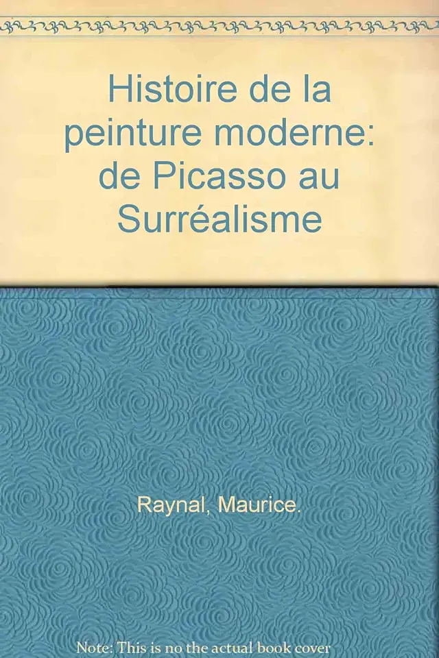 Capa do Livro Peinture Moderne - Maurice Raynal