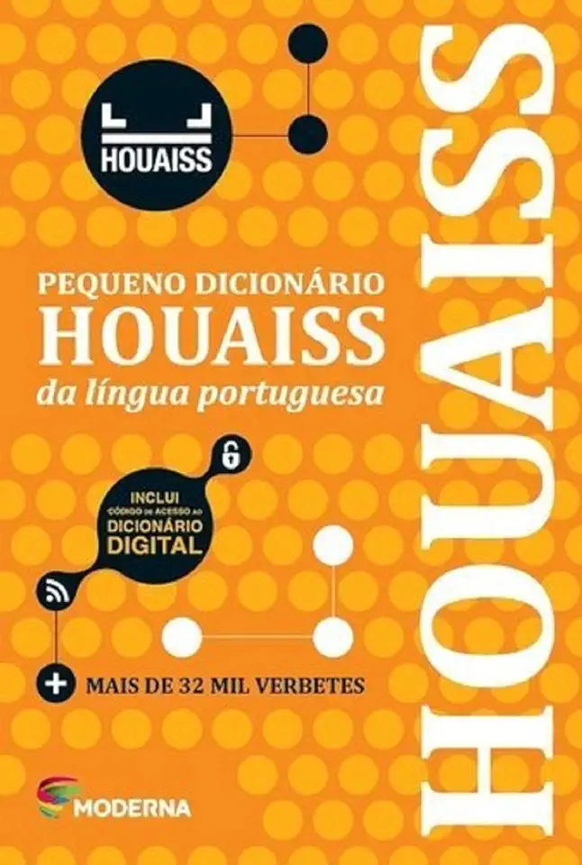 Capa do Livro PEQUENO DICIONARIO HOUAISS DA LINGUA PORTUGUESA - MODERNA