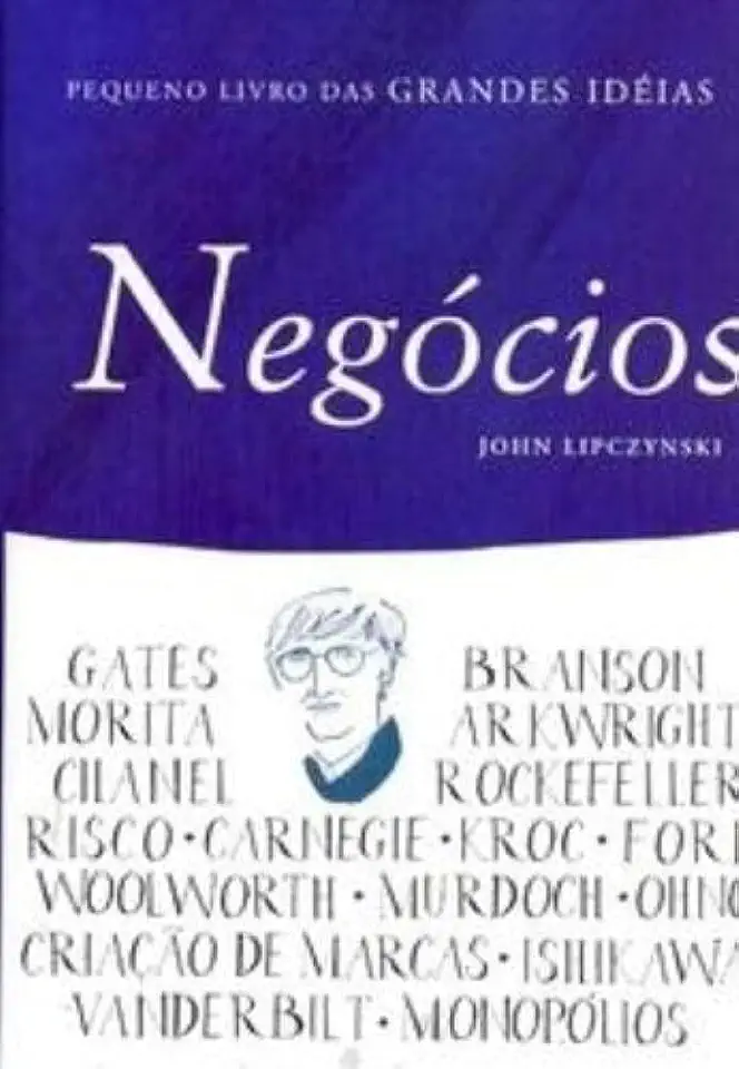 Capa do Livro Pequeno Livro das Grandes Idéias Negócios - John Lipczynski