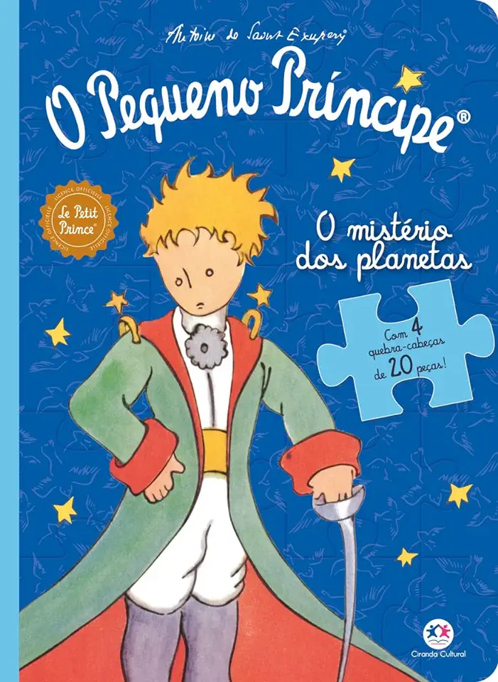 Capa do Livro Pequeno Príncipe, O: O Mistério dos Planetas - Ciranda Cultural