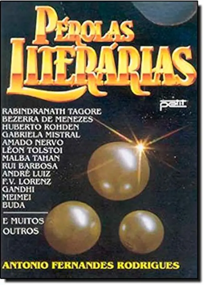 Capa do Livro Pérolas Literárias - Antonio Fernandes Rodrigues