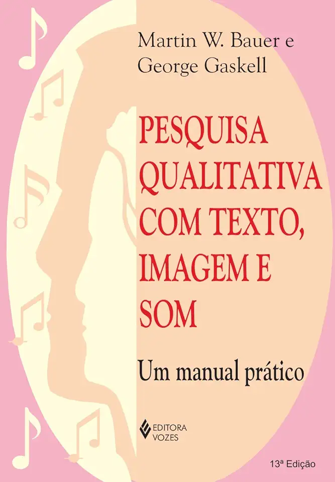 Capa do Livro Pesquisa Qualitativa Com Texto, Imagem e Som - Martin W. Bauer e George Gaskell