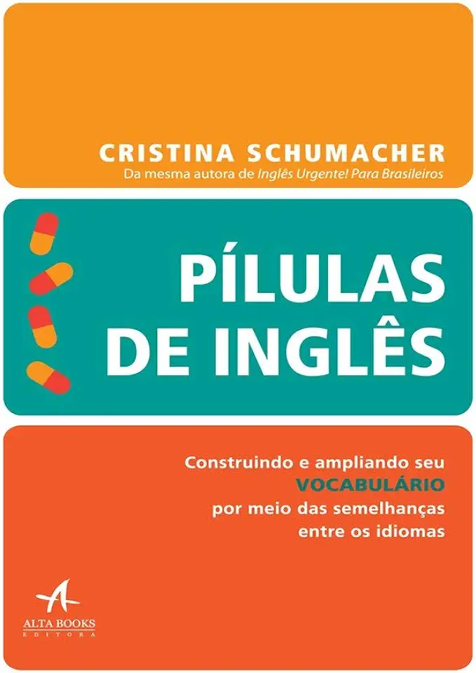 Capa do Livro Pílulas de Inglês - Cristina Schumacher