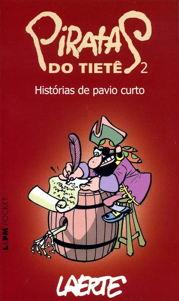 Capa do Livro Piratas do Tietê 2 - Histórias de Pavio Curto - Laerte