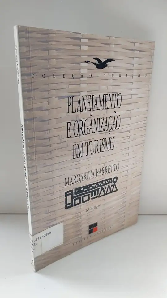 Capa do Livro Planejamento e Organização Em Turismo - Margarita Barretto