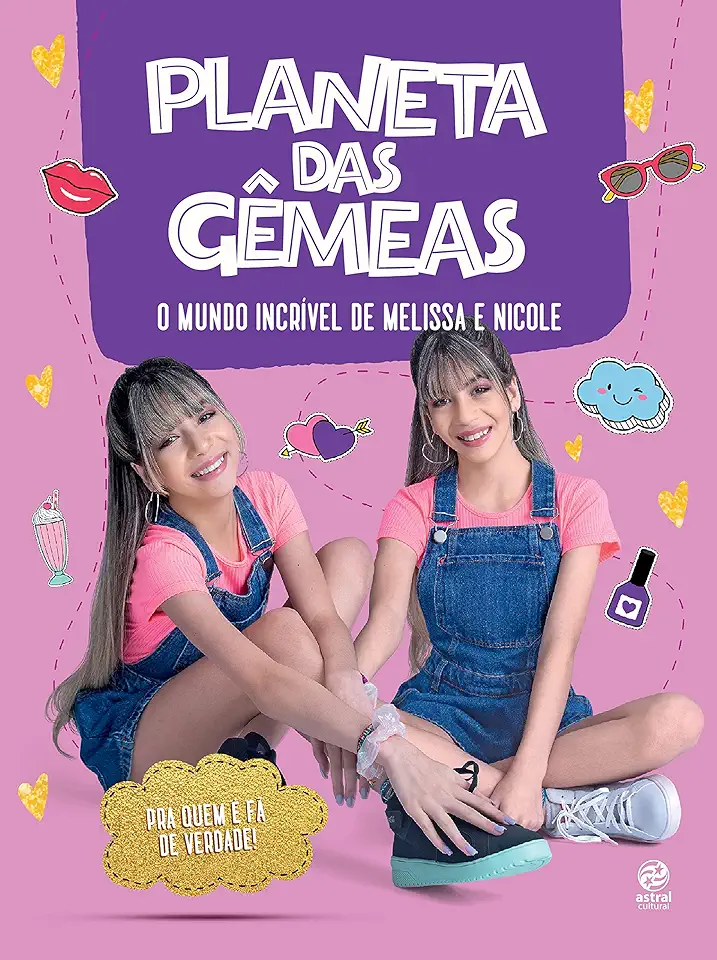 Capa do Livro Planeta das Gemeas - o Mundo Incrivel de Nicole e Melissa - Astral Cultural