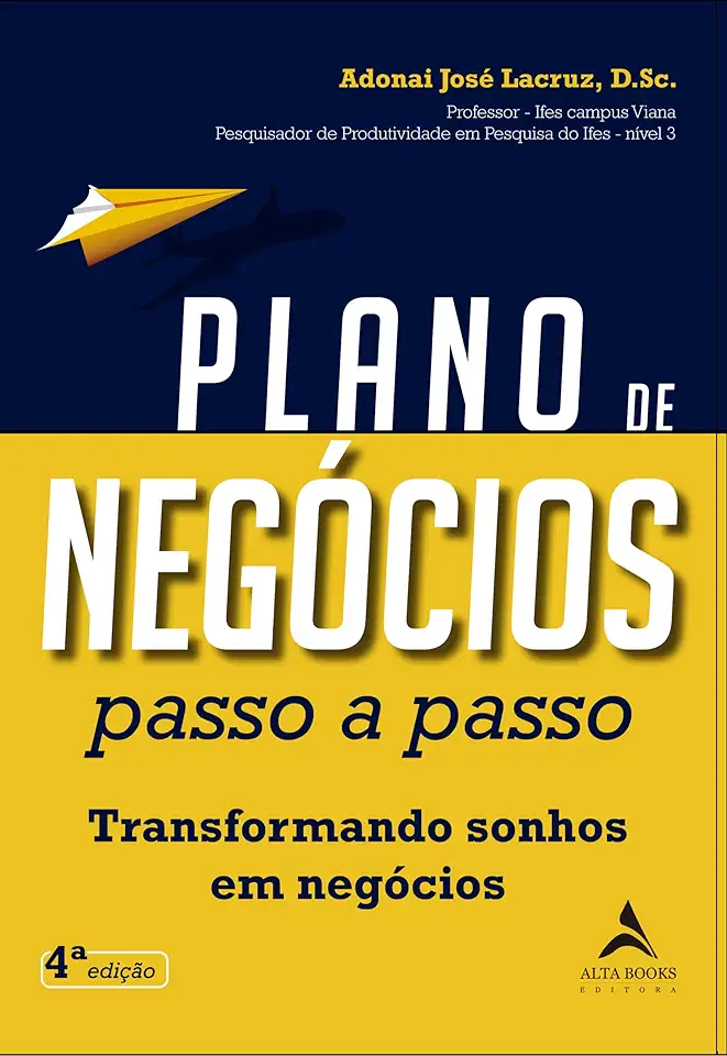 Capa do Livro Plano de Negocios Passo a Passo - Adonai José Lacruz