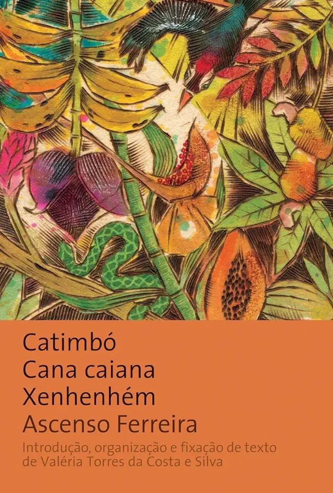 Capa do Livro Poemas de Ascenso Ferreira - Catimbó - Cana Caiana - Xenhenhém - Ascenso Ferreira