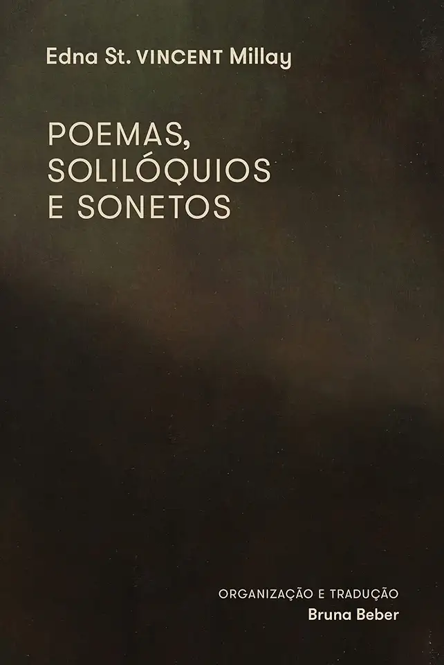 Capa do Livro Poemas, Solilóquios E Sonetos - Edna St. VINCENT Millay