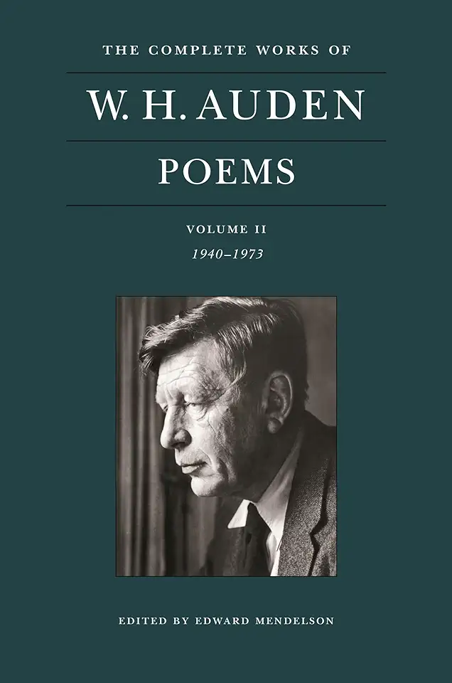 Capa do Livro Poemas - W. H. Auden