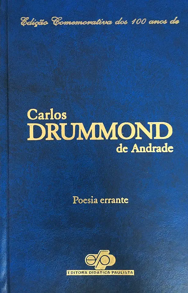 Capa do Livro Poesia Errante - Carlos Drummond de Andrade