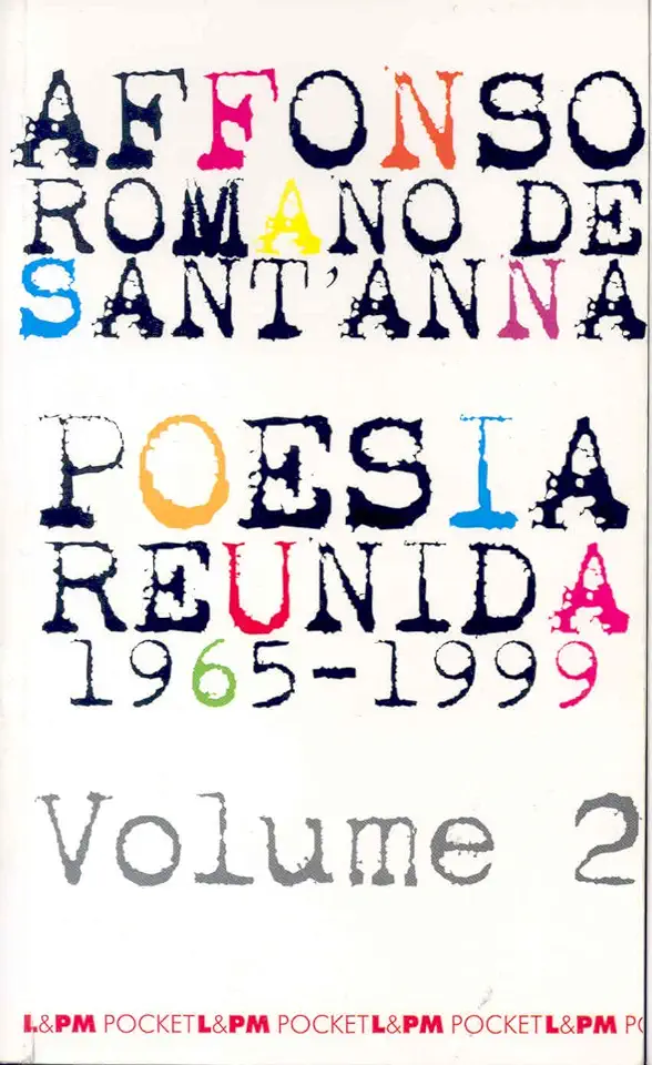 Capa do Livro Poesia Reunida 1965-1999 - Volume 1 - Affonso Romano de Sant´anna