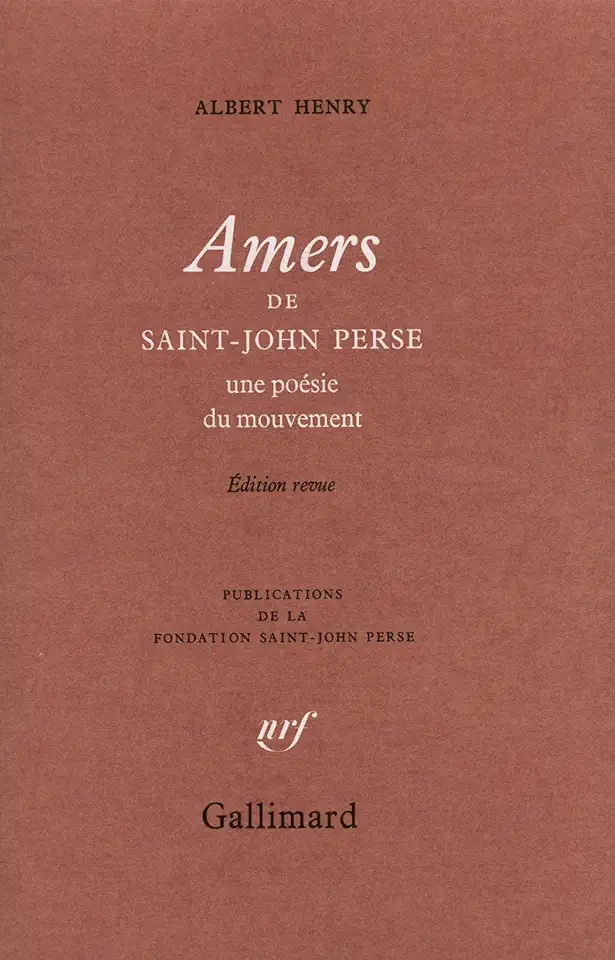 Capa do Livro Poesias - Saint-john Perse