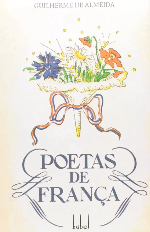 Capa do Livro Poetas de França - Guilherme de Almeida