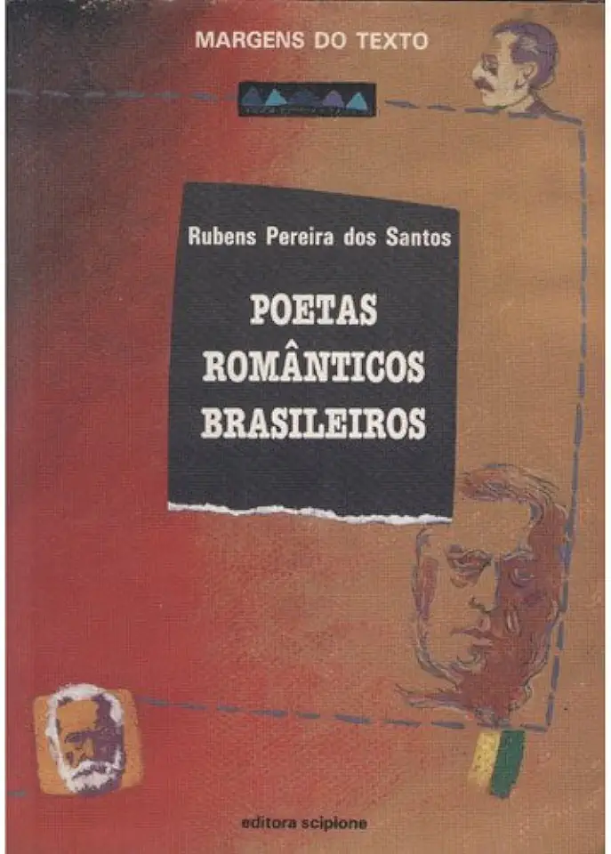 Capa do Livro Poetas Românticos Brasileiros - Rubens Pereira dos Santos