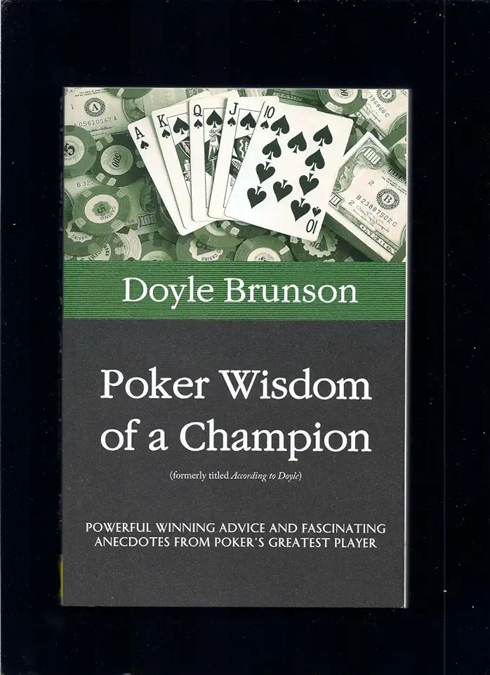 Capa do Livro Poker Wisdom of a Champion - Doyle Brunson