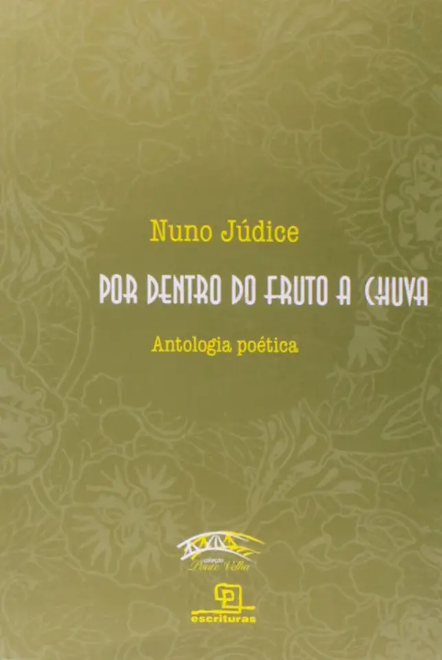 Capa do Livro Por Dentro do Fruto a Chuva - Nuno Júdice