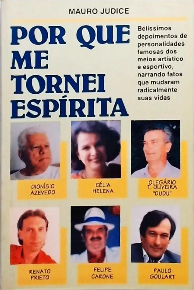 Capa do Livro Por Que Me Tornei Espírita - Mauro Judice