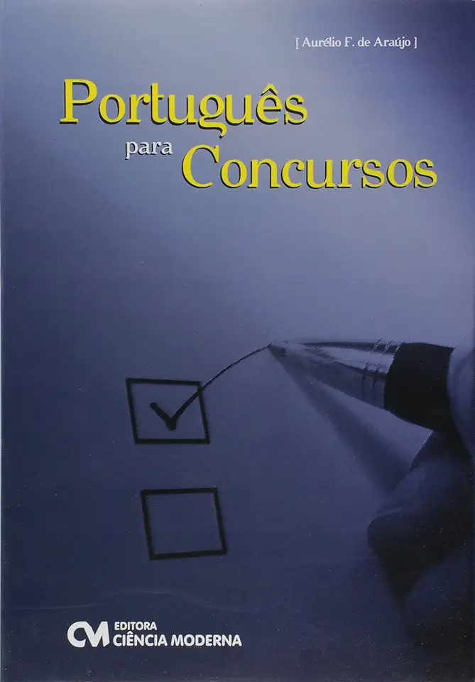 Capa do Livro Português para concursos - Aurélio F. de Araújo