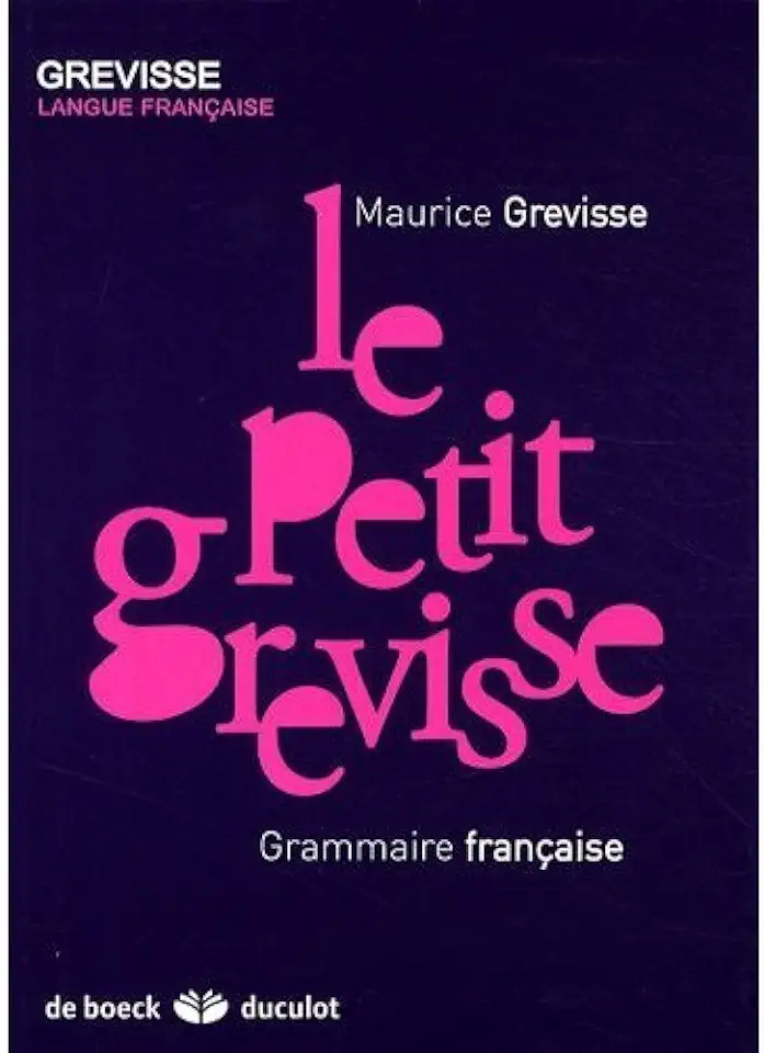 Capa do Livro Précis de Grammaire Française - Maurice Grevisse