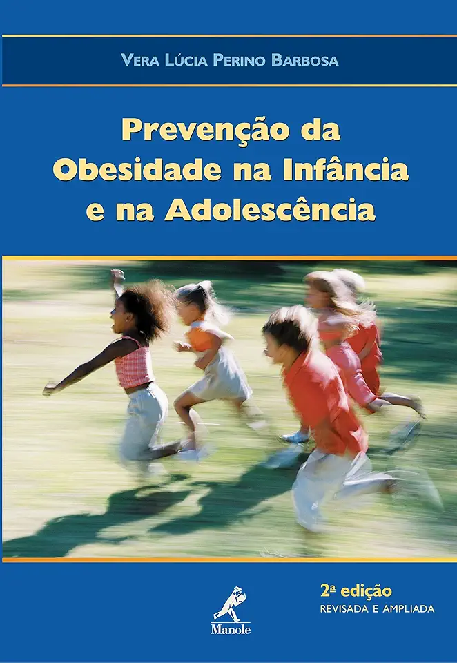 Capa do Livro Prevenção da Obesidade na Infância e na Adolescência - Vera Lúcia Perino Barbosa