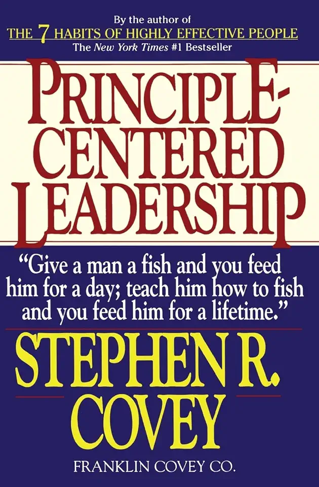 Capa do Livro Principle Centered Leadership - Stephen R. Covey