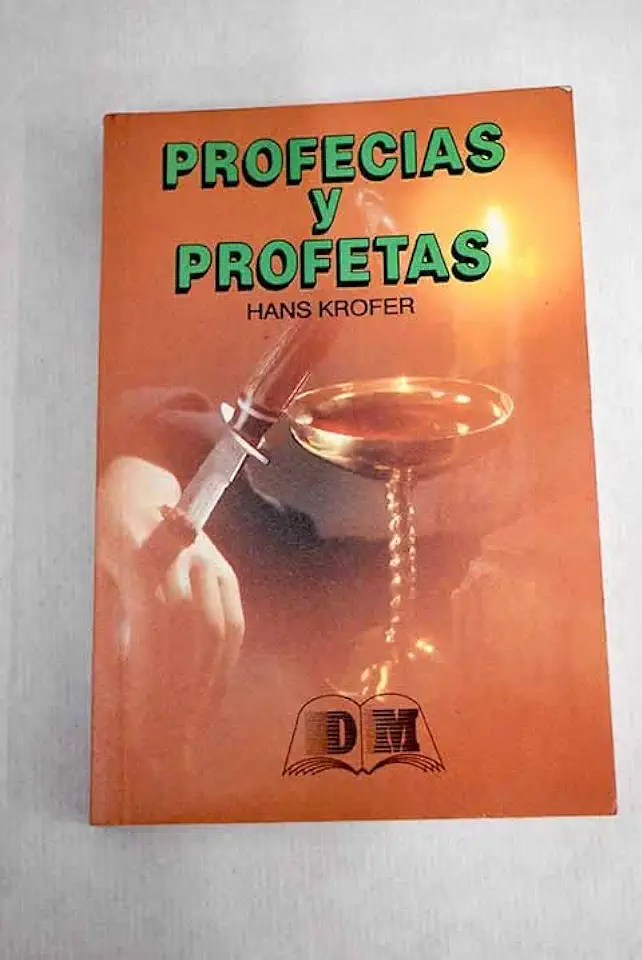 Capa do Livro Profecias e Profetas - Hans Krofer