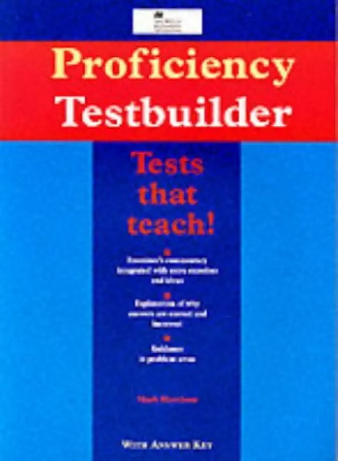 Capa do Livro Proficiency Testbuilder - Mark Harrison